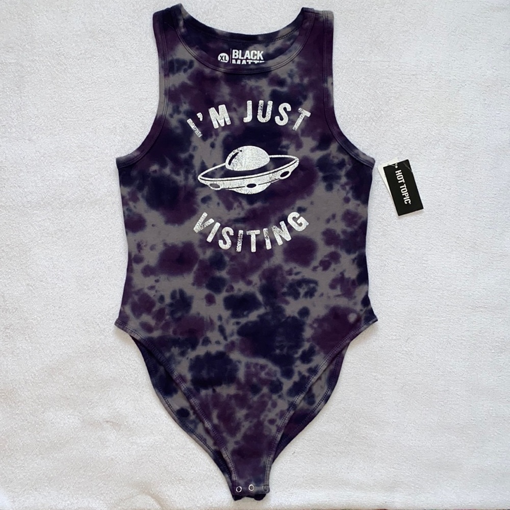 Hot Topic tie dye bodysuit